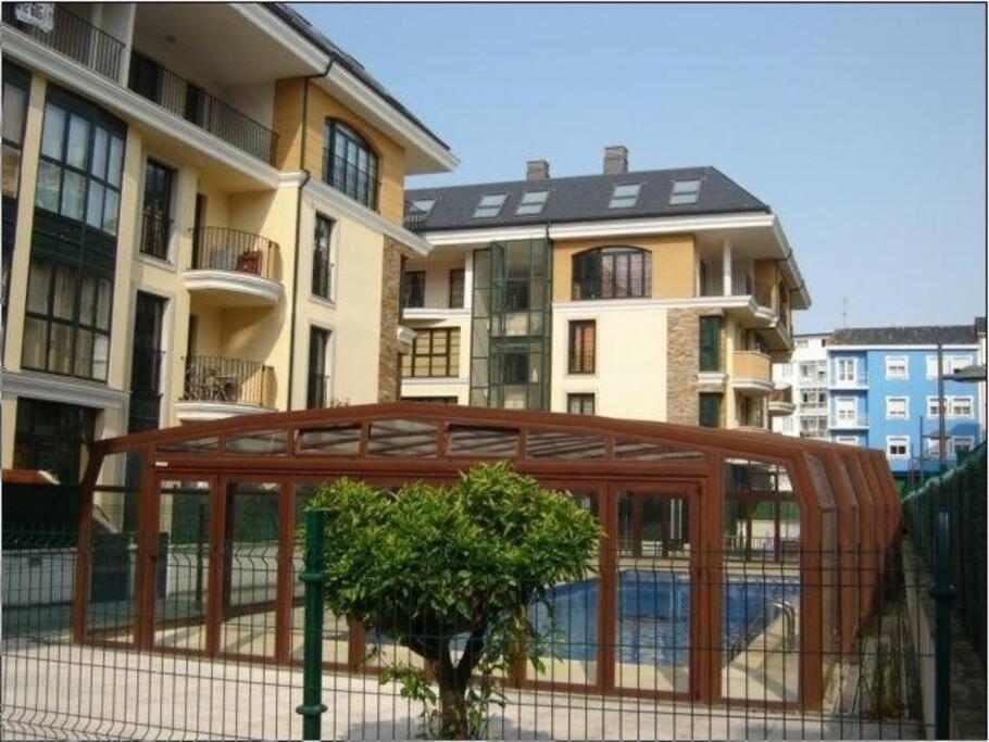 Duplex Con Piscina Y Terraza Playa A Rapadoira Leilighet Foz Eksteriør bilde